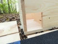 Budka domek schron dla jeża do samodzielnego montażu DIY